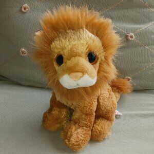 Big Eye Lion Stuffed Animal Plush Fiesta 9" Sitting A39276 NEW